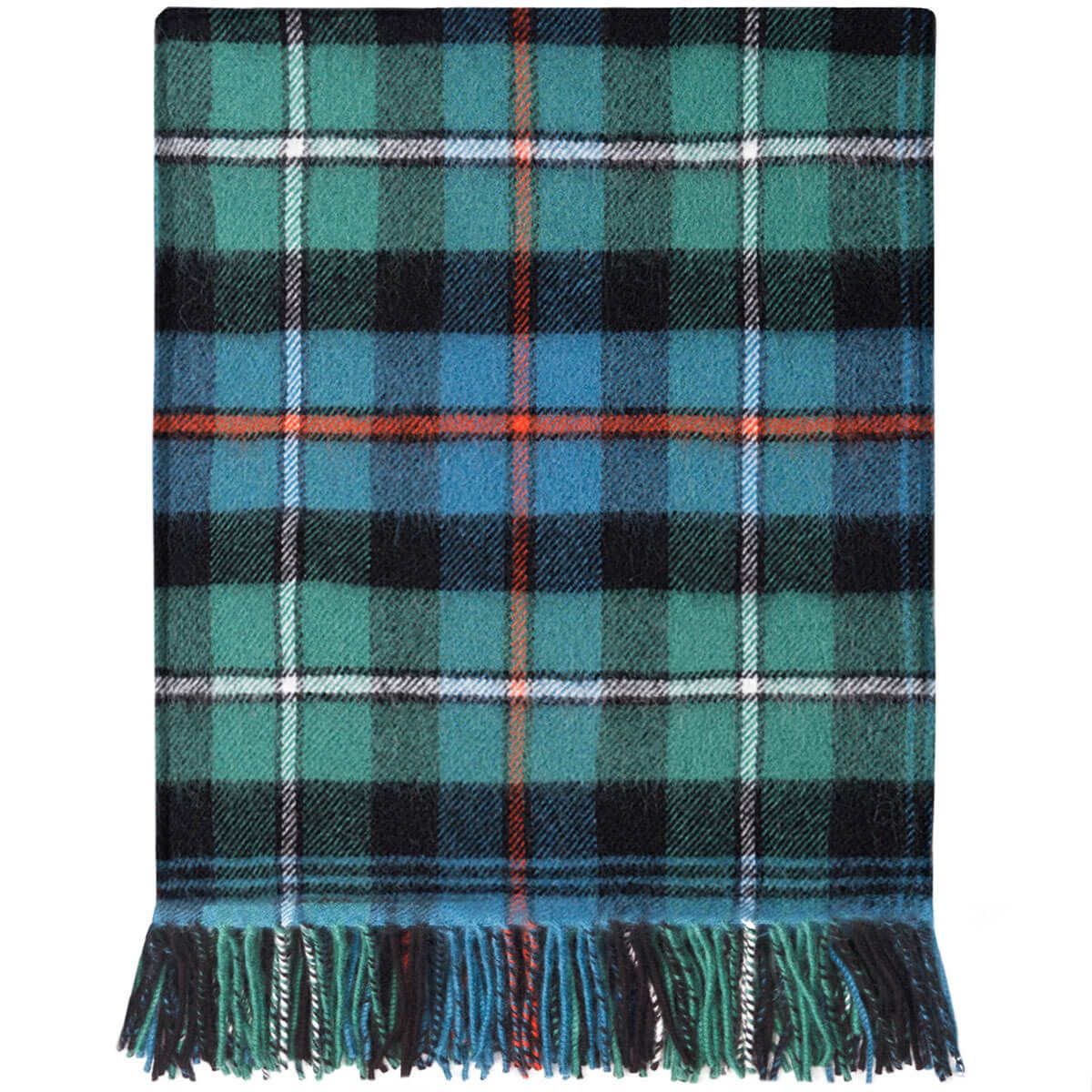 MacKenzie Ancient Tartan Lambswool Blanket (image for) MacKenzie Ancient Tartan Lambswool Blanket
